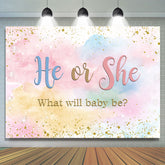 Blau Und Rosa Himmel Wolke Geschlecht Aufdecken Hintergrund